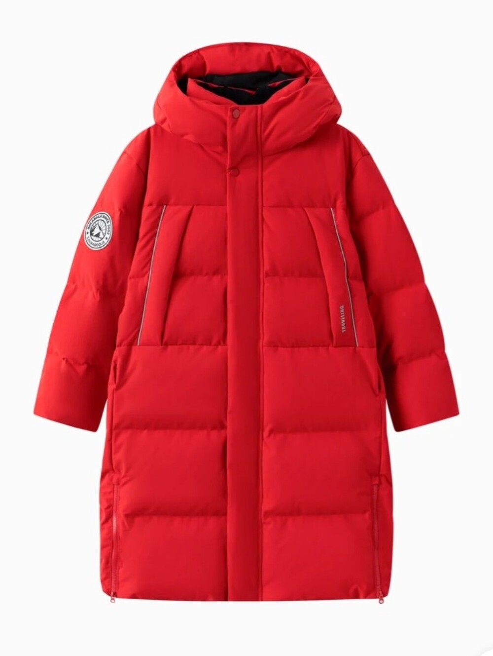 Balabala Unisex Child Reflective Patch Letter Print Down Puffer Jacket Sz 5-6 Y